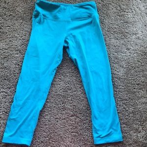 Teal workout leggings